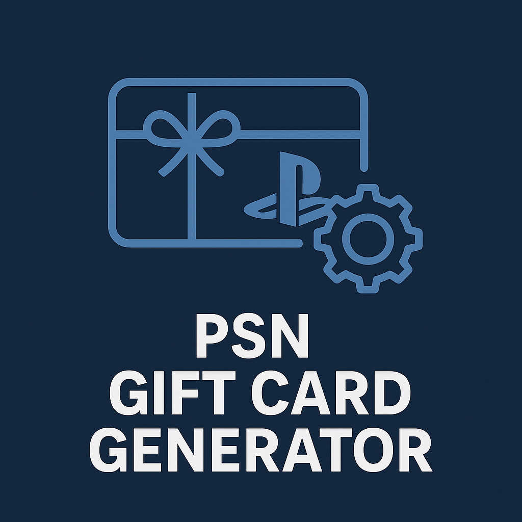 PSN GIFT CARD GENERATOR